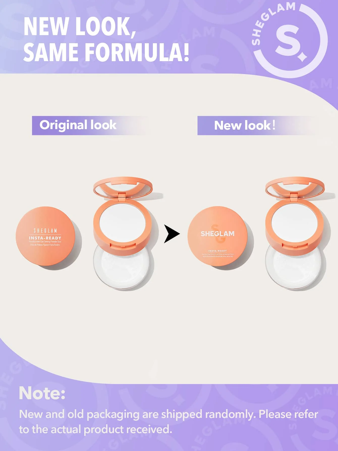 SHEGLAM Insta-Ready Face & Under Eye Setting Powder Duo - Transculent - Image 11