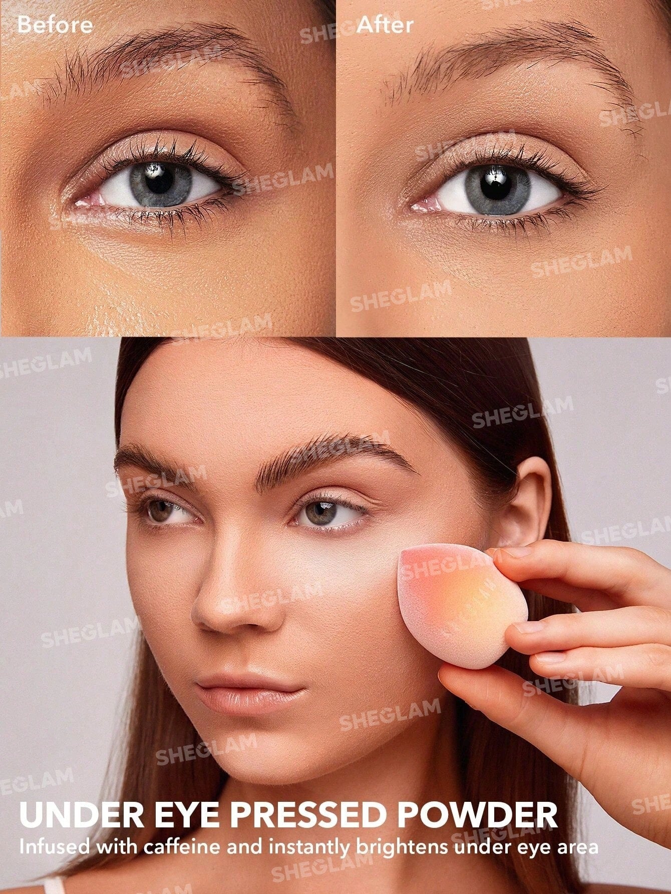 SHEGLAM Insta-Ready Face & Under Eye Setting Powder Duo - Transculent - Image 4