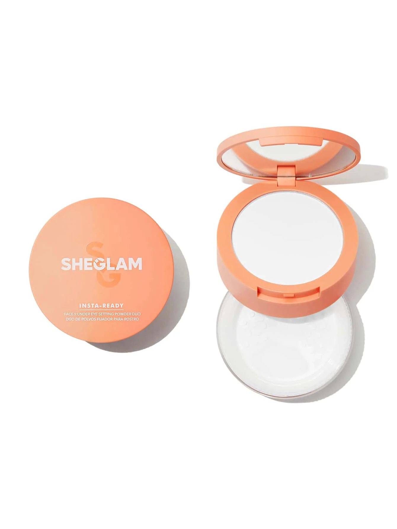 SHEGLAM Insta-Ready Face & Under Eye Setting Powder Duo - Transculent - Image 7