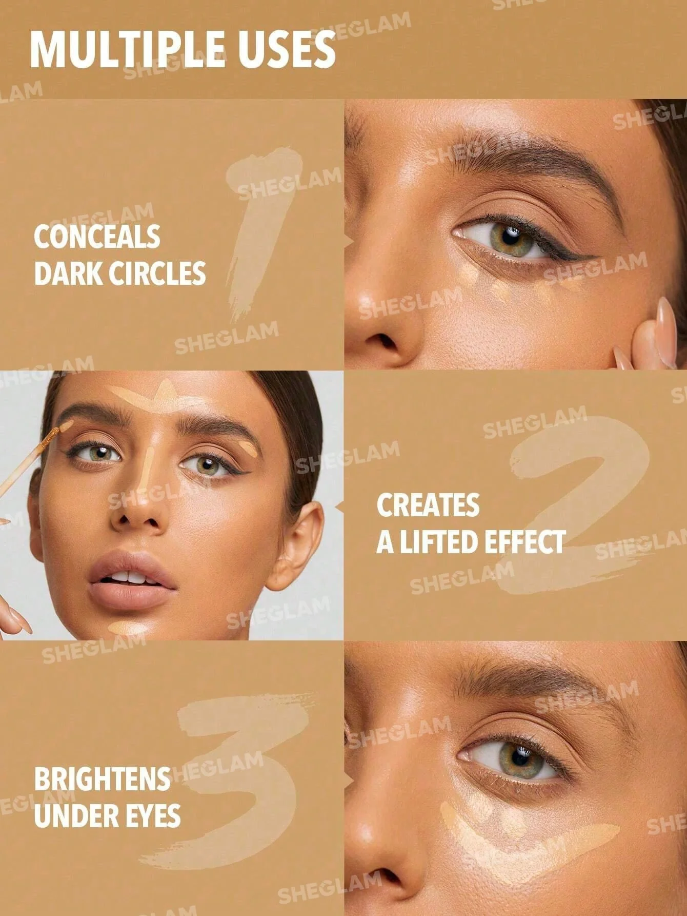 SHEGLAM Like Magic 12hr Full Coverage Concealer - Image 5