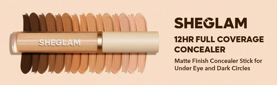 SHEGLAM Like Magic 12Hr Full Coverage Concealer - Matte Liquid Concealer - Image 10