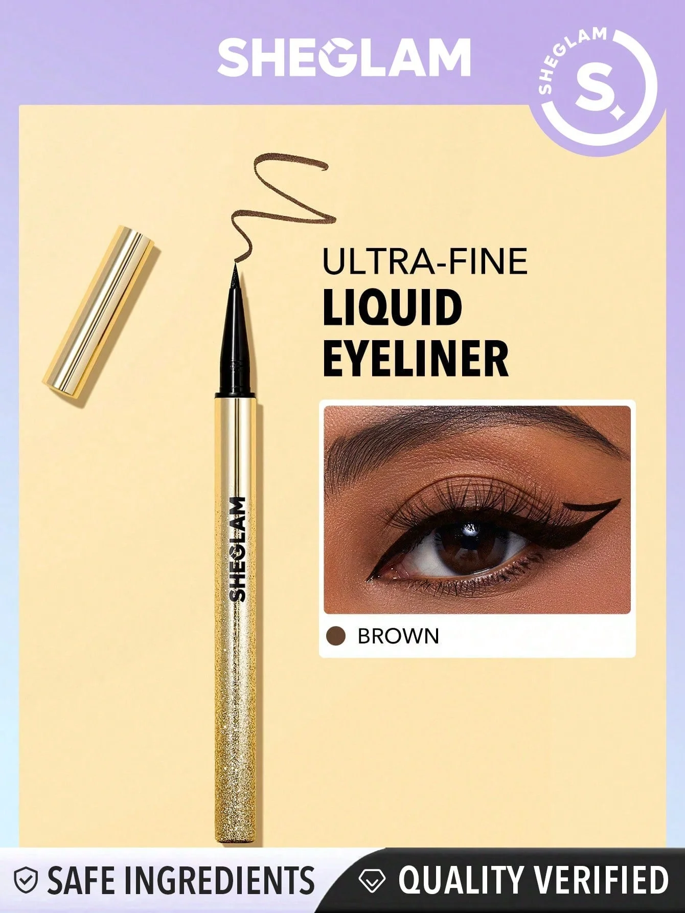 SHEGLAM Line & Define Waterproof Liquid Eyeliner - Image 2