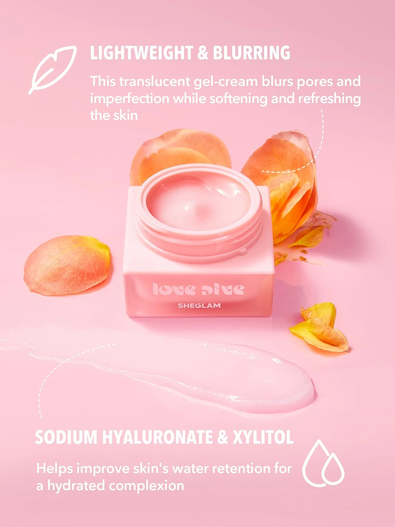 SHEGLAM Love Dive At First Sight Moisturizing Primer Moisturizing Hydrating Long Wear Primer - Image 4