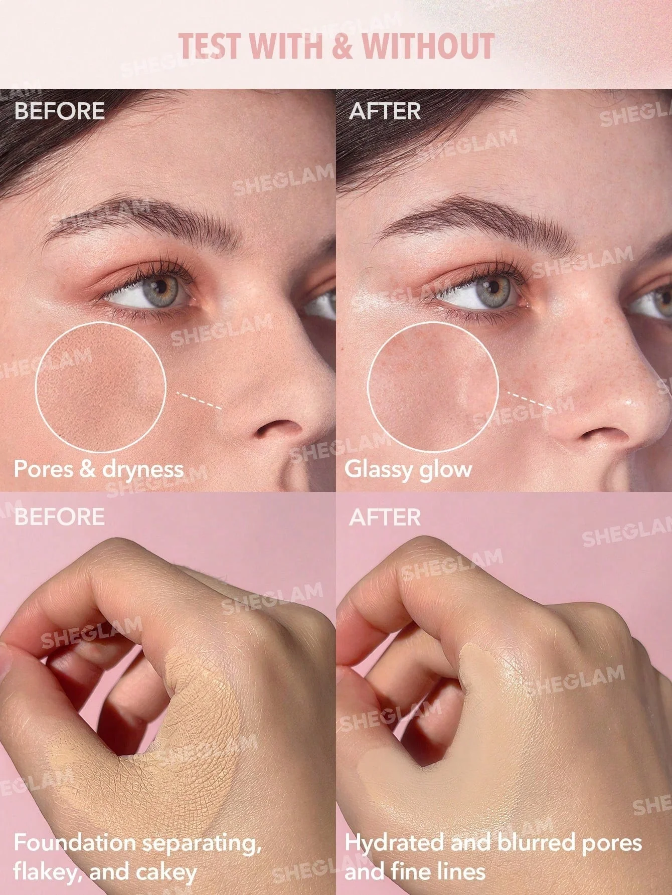 SHEGLAM Love Dive At First Sight Moisturizing Primer Moisturizing Hydrating Long Wear Primer - Image 5