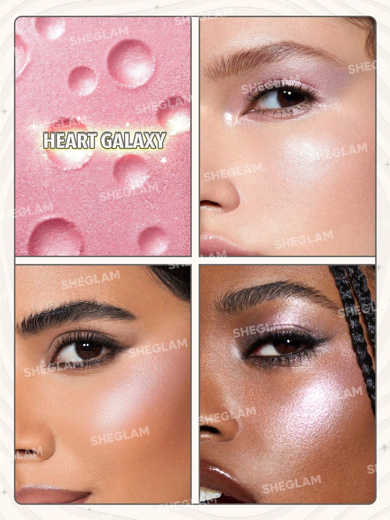 SHEGLAM Lunar Glow Highlighter-Heart Galaxy - Image 2
