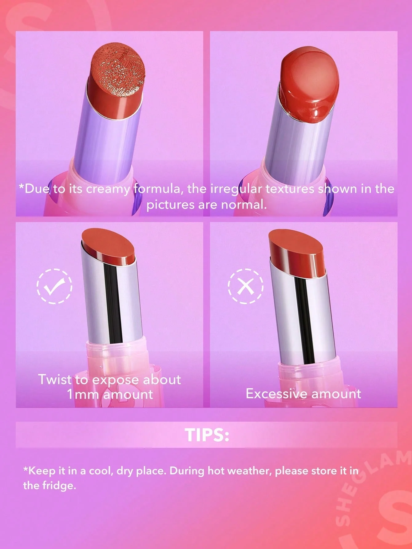 SHEGLAM Mirror Kiss High-Shine Lipstick-Own Your Shine - Image 9