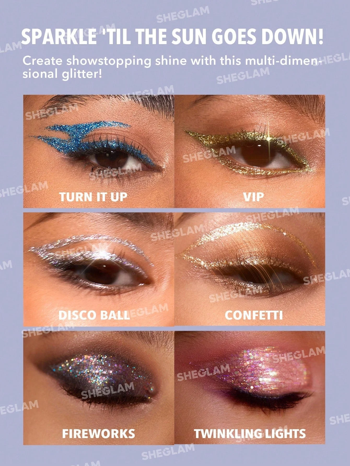 SHEGLAM Party Glitter Liner-Disco Ball  Liquid Eyeshadow Gel Silver High Shine Long Lasting Highly Pigmented Long Wear Liquid Liner - Image 14