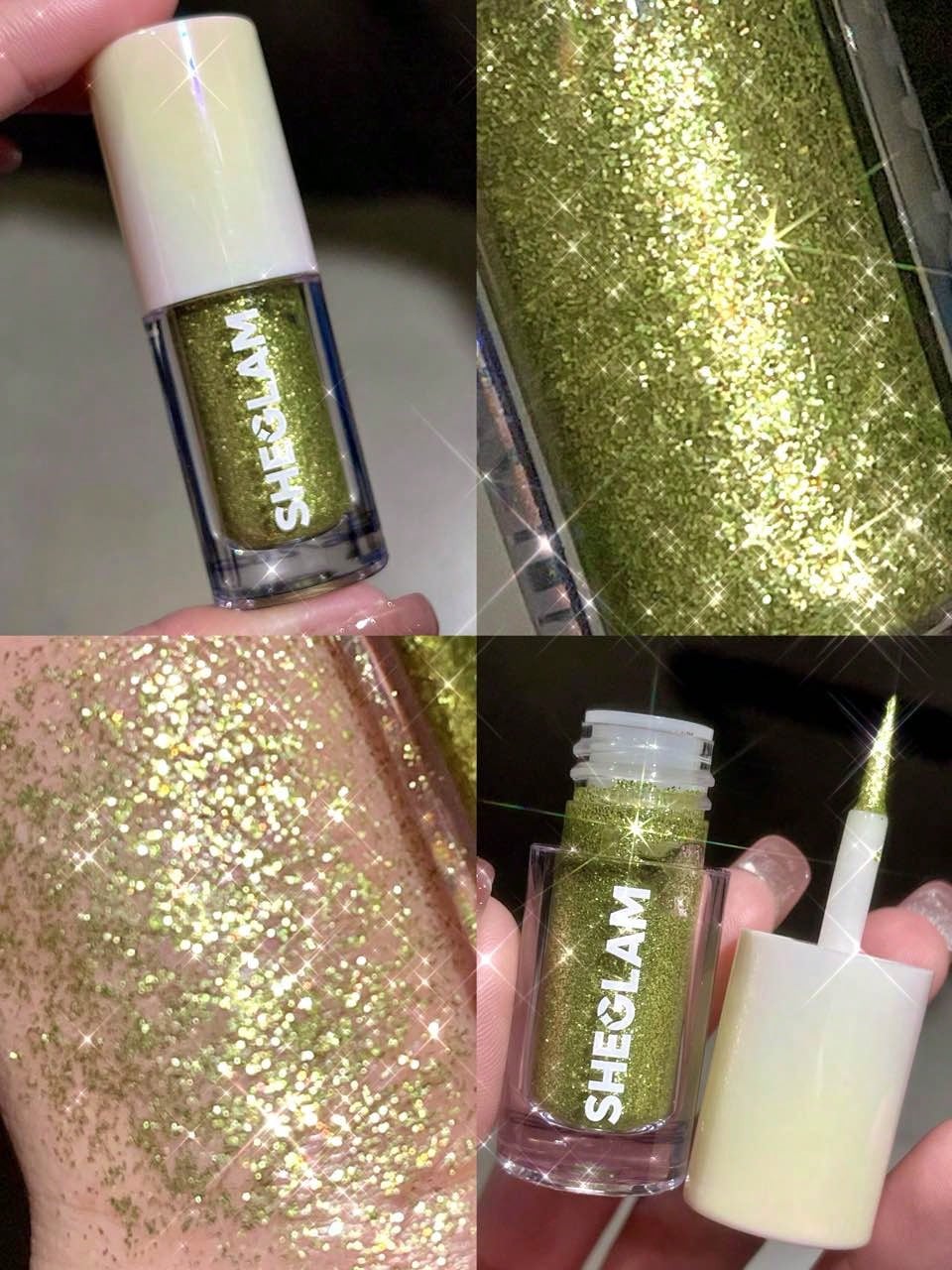 SHEGLAM Party Glitter Liner-Disco Ball  Liquid Eyeshadow Gel Silver High Shine Long Lasting Highly Pigmented Long Wear Liquid Liner FD - Image 19