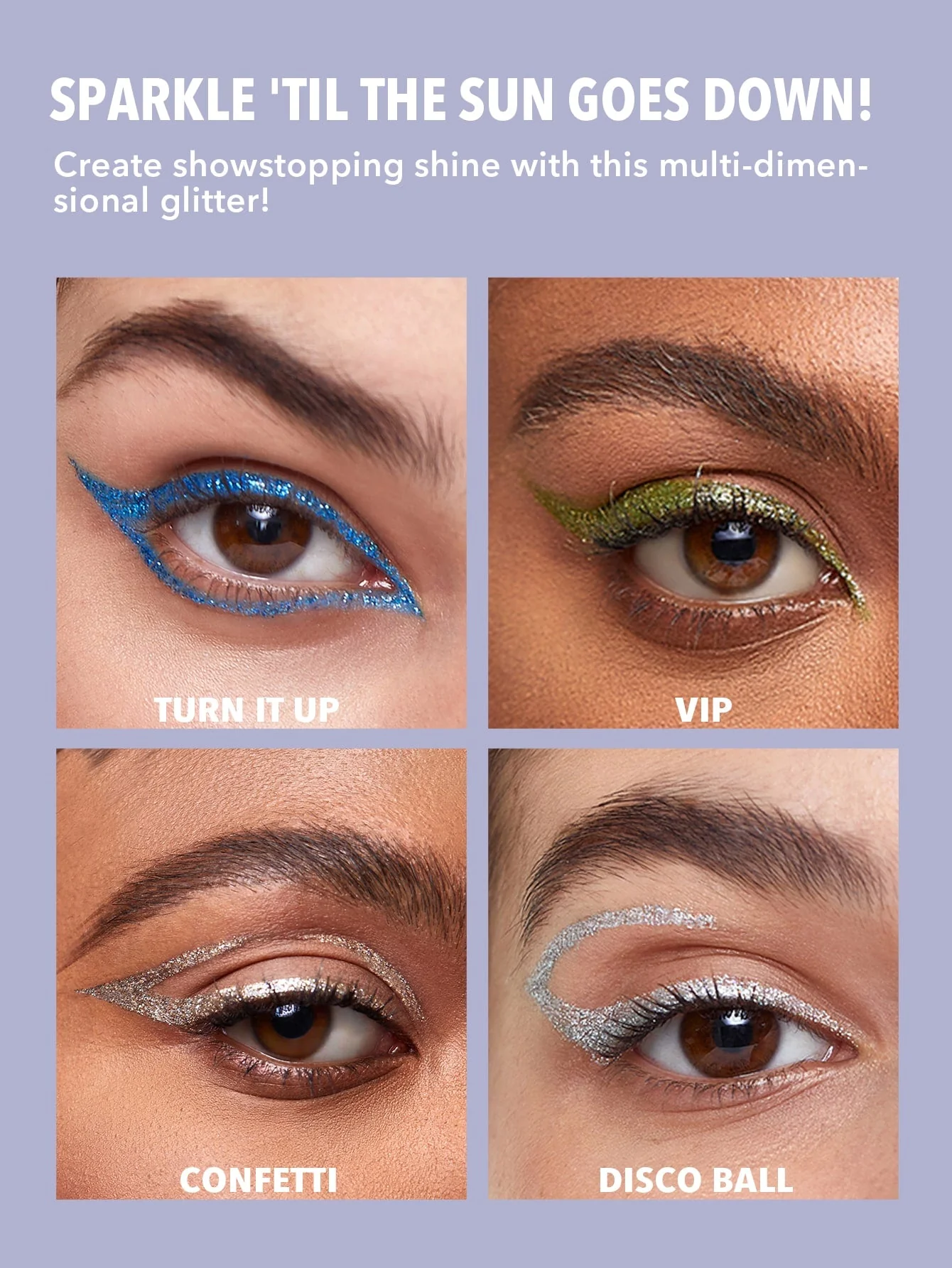 SHEGLAM Party Glitter Liner-Disco Ball  Liquid Eyeshadow Gel Silver High Shine Long Lasting Highly Pigmented Long Wear Liquid Liner FD - Image 9