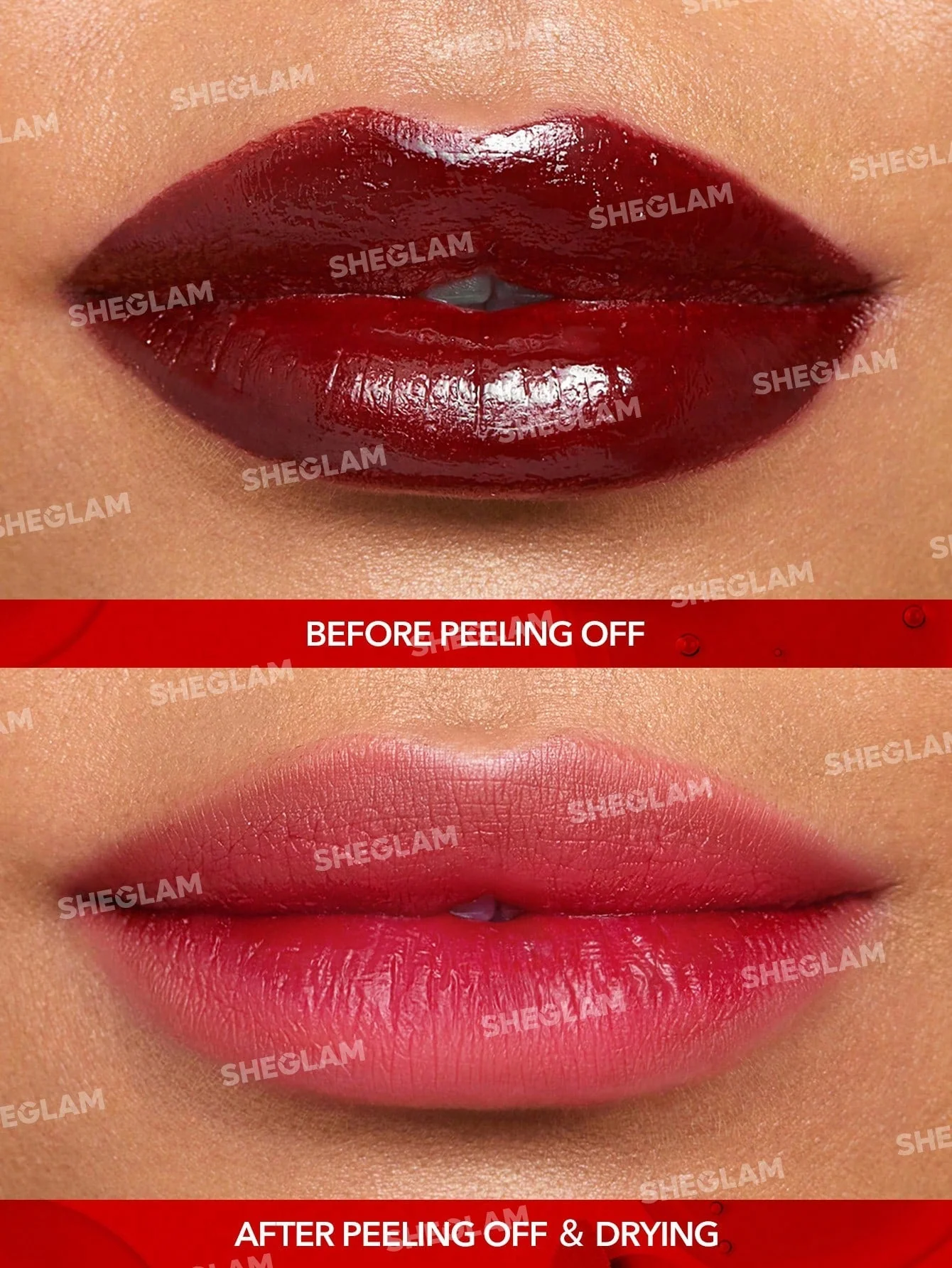 SHEGLAM Peel Talk Lip Tint-Tongue Twister Long-Lasting Waterproof Liquid Lipstick Peel Off Lip Stain High Pigment Tattoo Tint Black Friday Sale Gift Lip Tint - Image 4