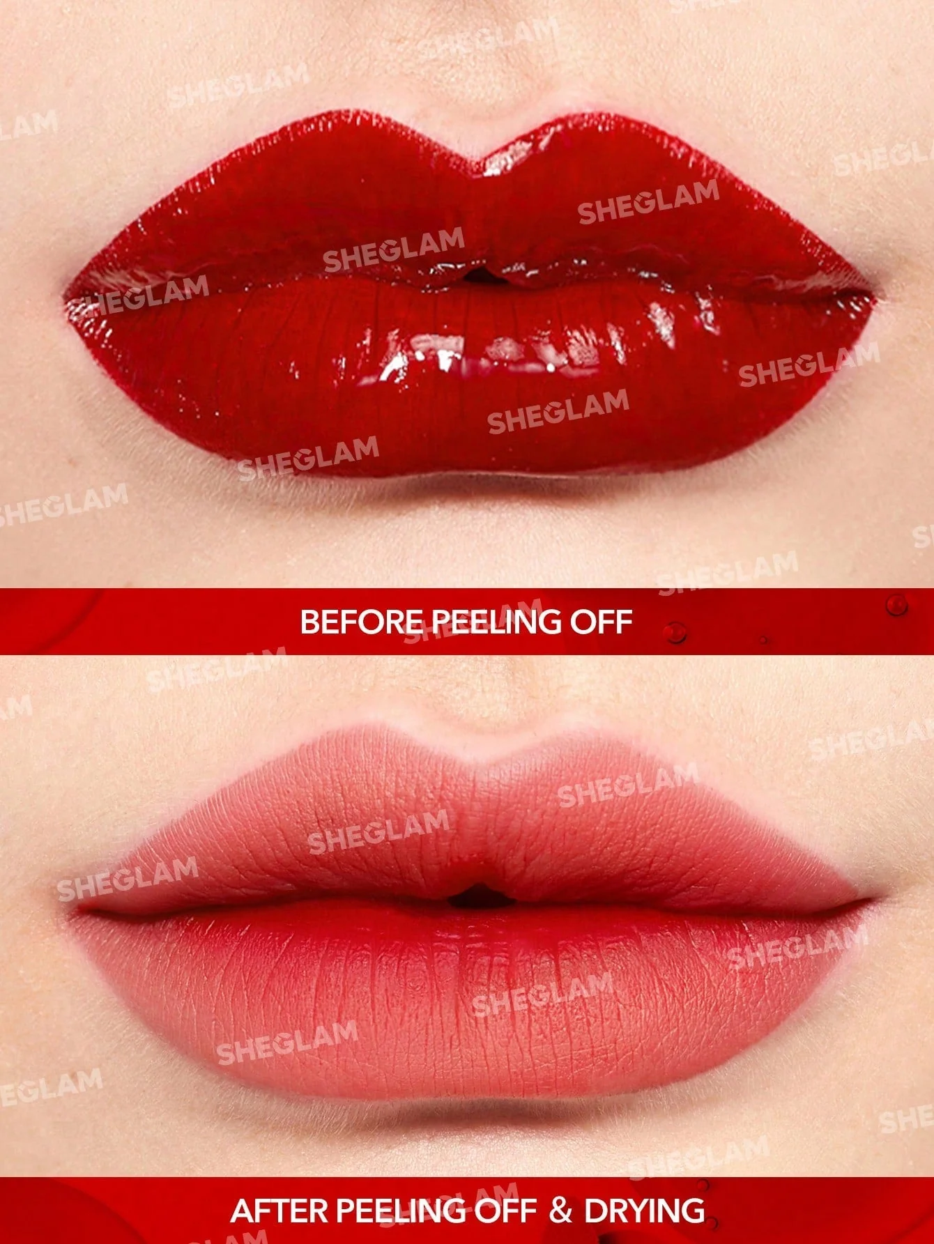 SHEGLAM Peel Talk Lip Tint-Tongue Twister Long-Lasting Waterproof Liquid Lipstick Peel Off Lip Stain High Pigment Tattoo Tint Black Friday Sale Gift Lip Tint - Image 8