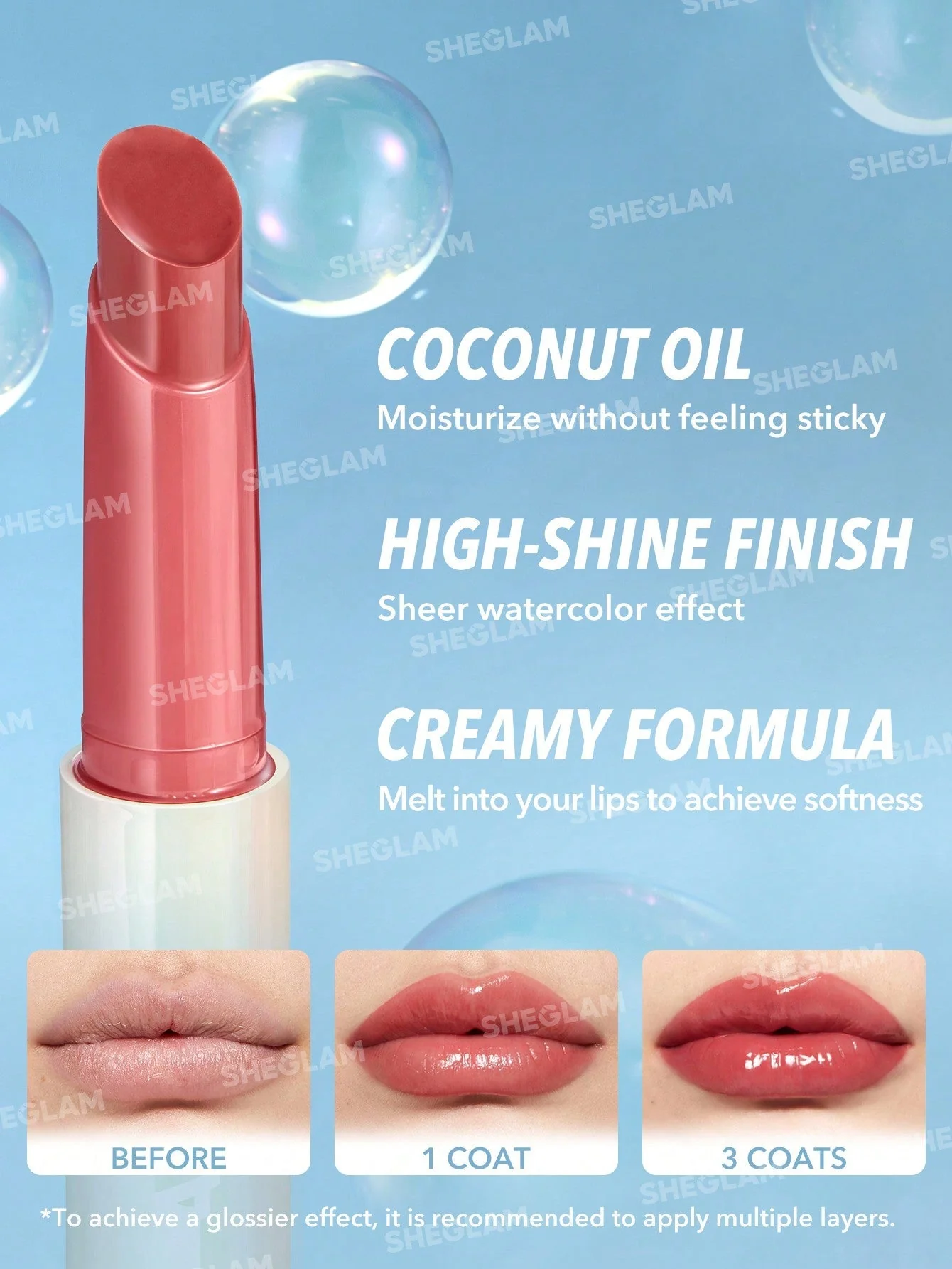 SHEGLAM Pout-Perfect Shine Lip Plumper FD - Image 5