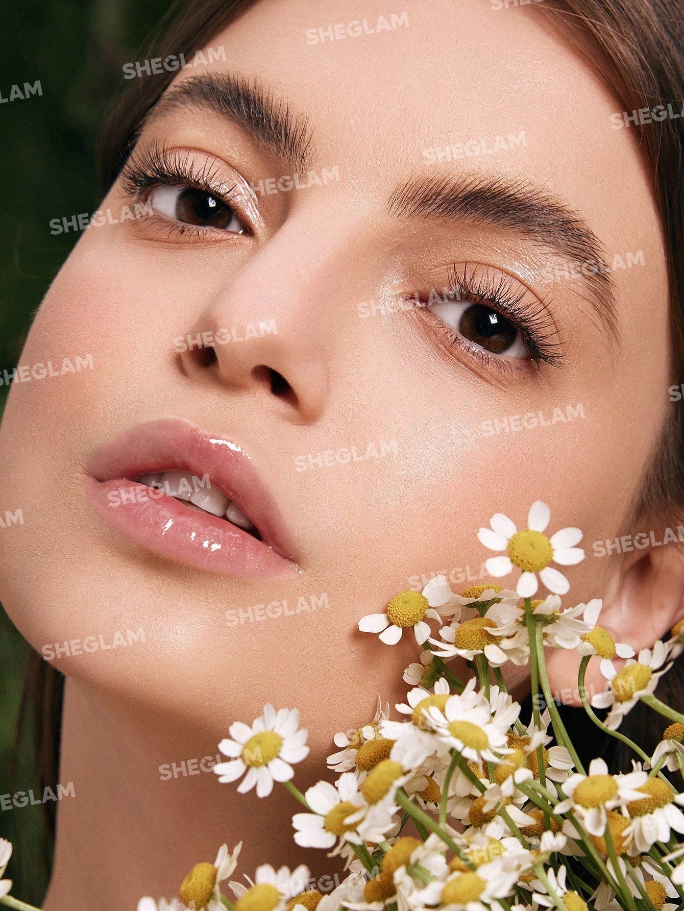 SHEGLAM Power Bouquet Lip Gloss -Power Petals  Shiny Tinted Moisturizing Lip Gloss Plumping Non-Sticky Lip Oil Repairing Cherry Blossom Extract Lip Care - Image 20