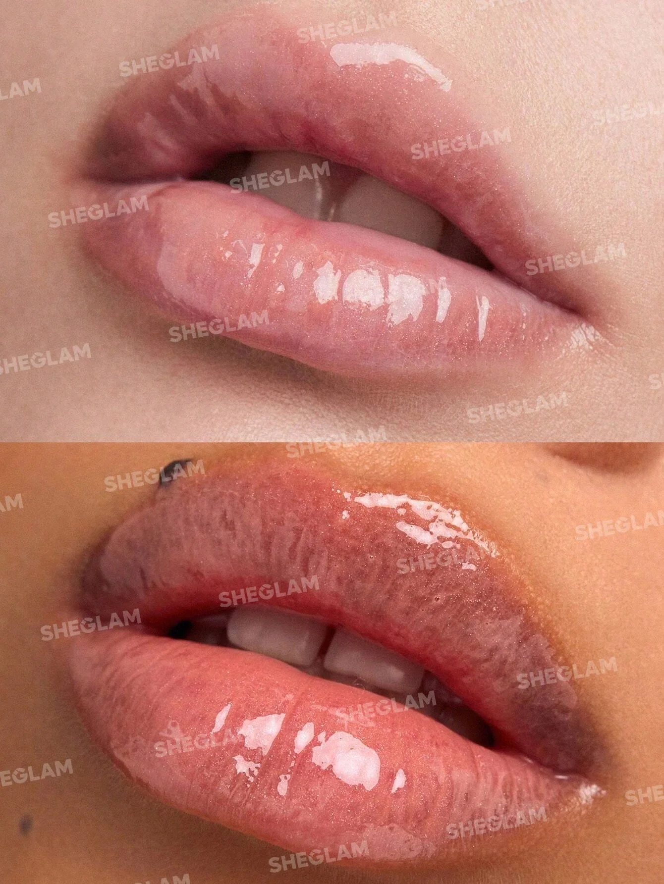 SHEGLAM Power Bouquet Lip Gloss -Power Petals  Shiny Tinted Moisturizing Lip Gloss Plumping Non-Sticky Lip Oil Repairing Cherry Blossom Extract Lip Care - Image 26