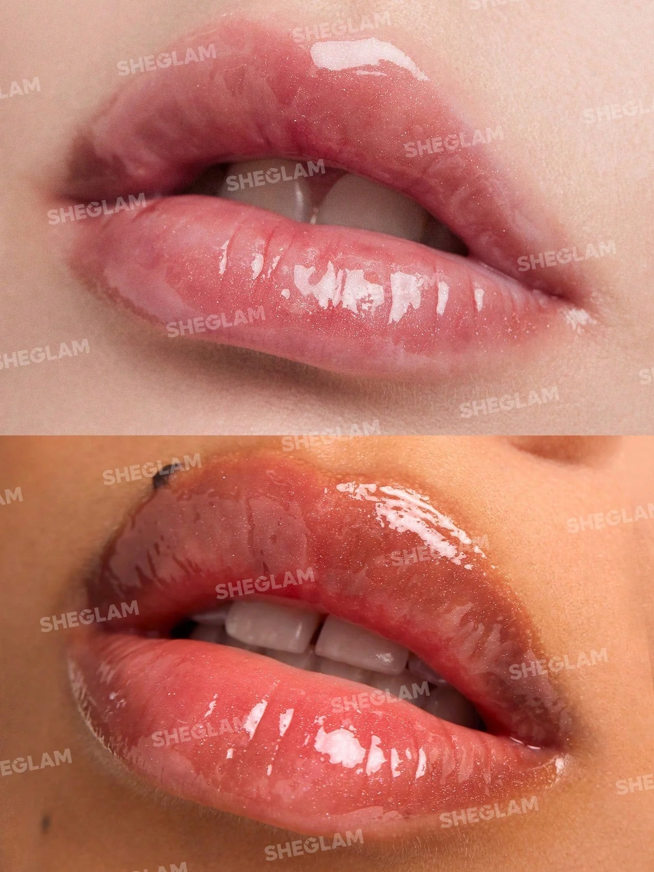 SHEGLAM Power Bouquet Lip Gloss -Power Petals  Shiny Tinted Moisturizing Lip Gloss Plumping Non-Sticky Lip Oil Repairing Cherry Blossom Extract Lip Care - Image 32