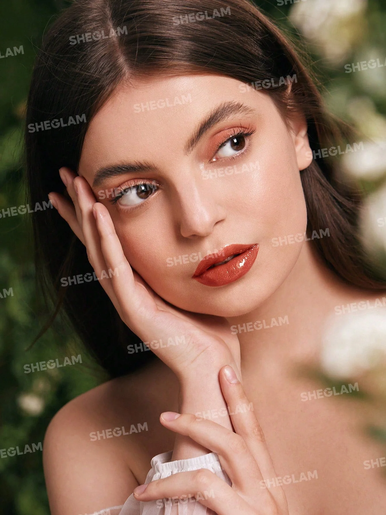 SHEGLAM Power Bouquet Lip Gloss -Power Petals  Shiny Tinted Moisturizing Lip Gloss Plumping Non-Sticky Lip Oil Repairing Cherry Blossom Extract Lip Care - Image 52