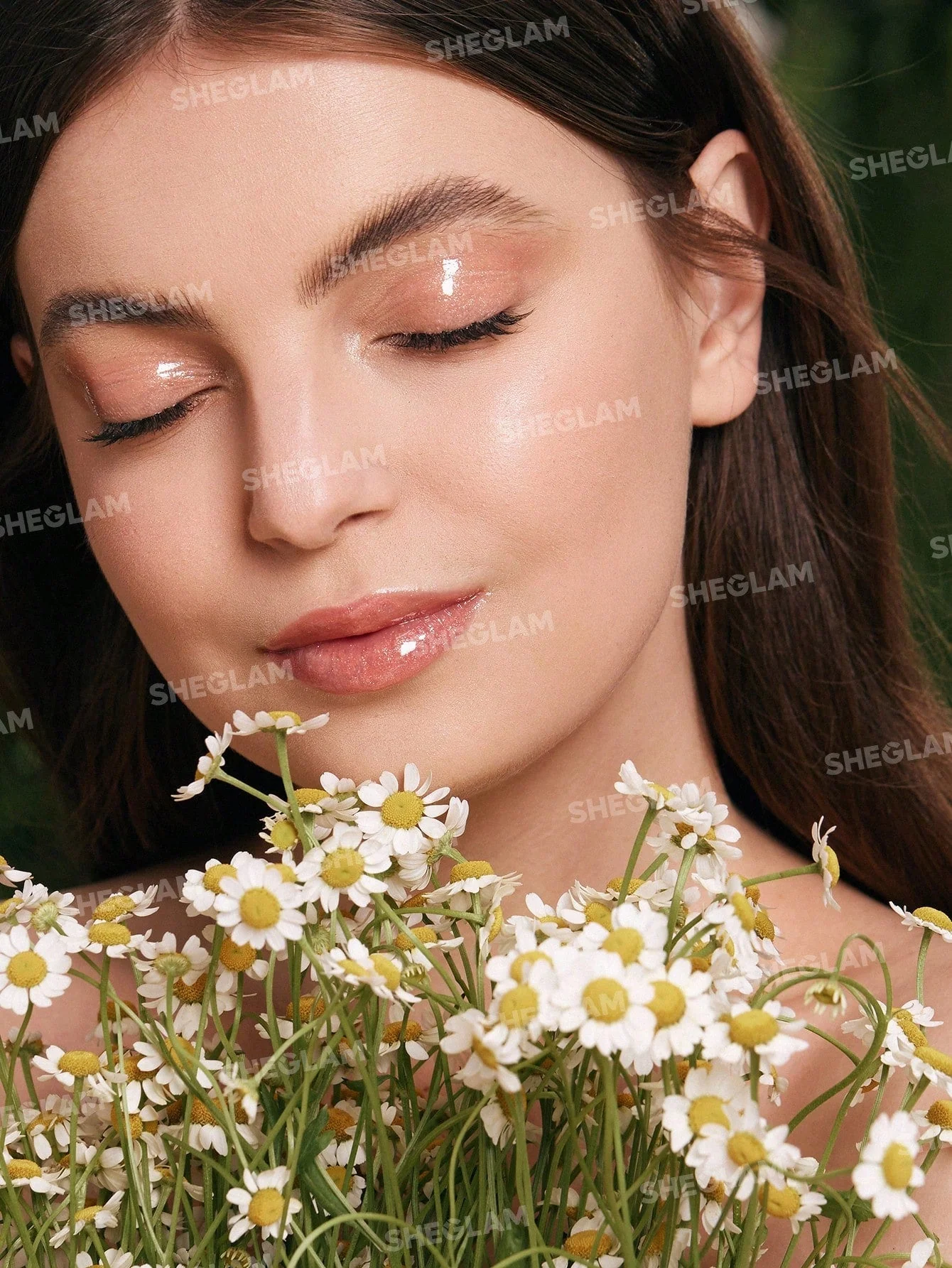SHEGLAM Power Bouquet Lip Gloss -Power Petals  Shiny Tinted Moisturizing Lip Gloss Plumping Non-Sticky Lip Oil Repairing Cherry Blossom Extract Lip Care - Image 59