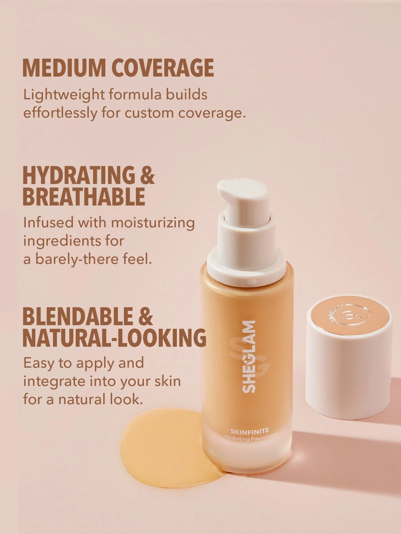 SHEGLAM Skinfinite Hydrating Foundation - Image 6