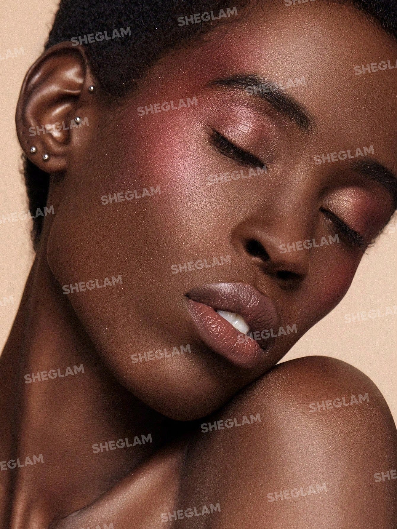SHEGLAM Snatch 'n' Blush Stick- Midnight Hour Cream Blush Waterproof Long Lasting High Pigment - Image 15