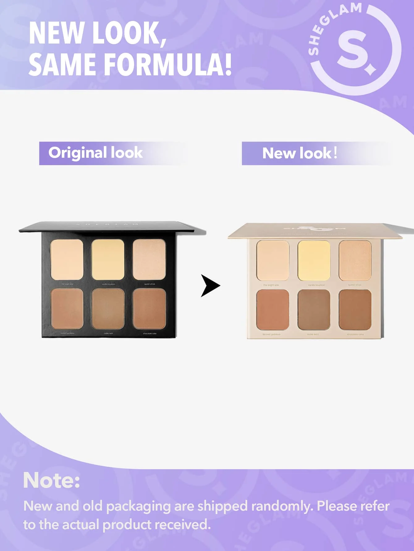 SHEGLAM STEREO FACE Six-NUDE  6-Color Powder Contour Palette - Image 8