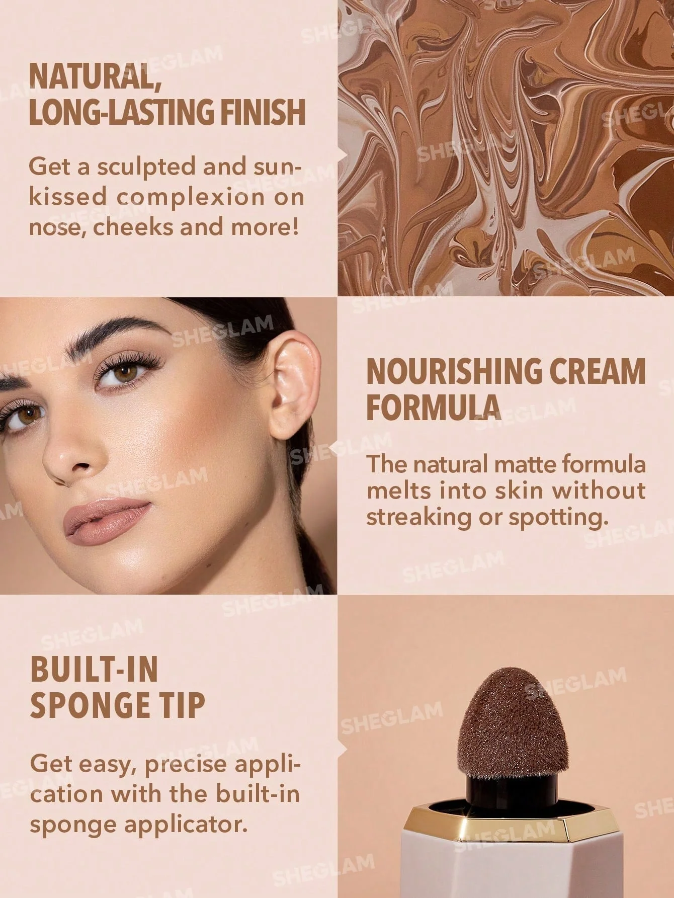 SHEGLAM Sun Sculpt Liquid Contour (Deep Shades) - Image 4