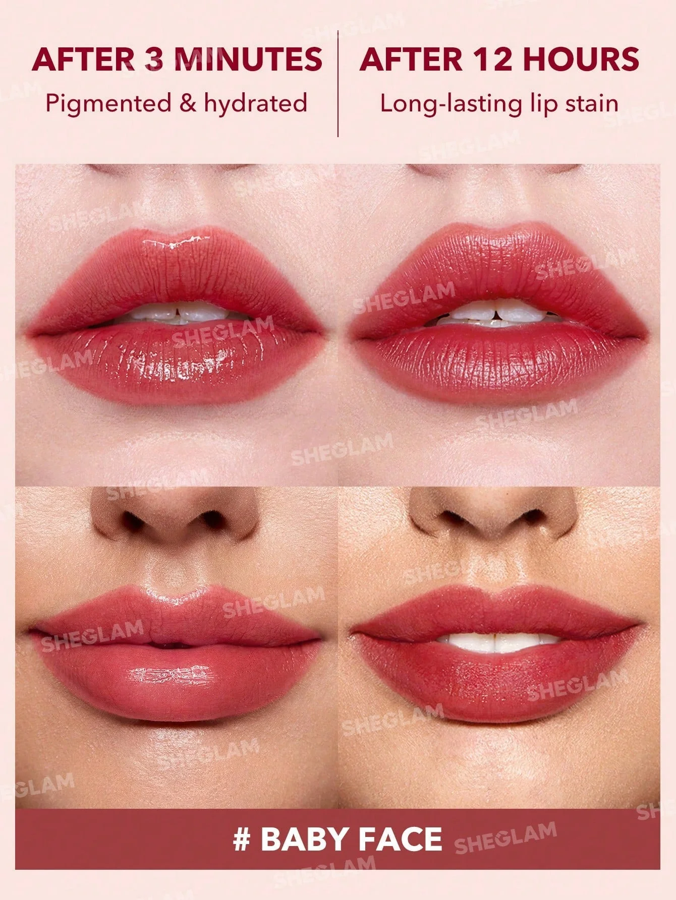 SHEGLAM Take A Hint Lip Tint-Level Up - Image 14