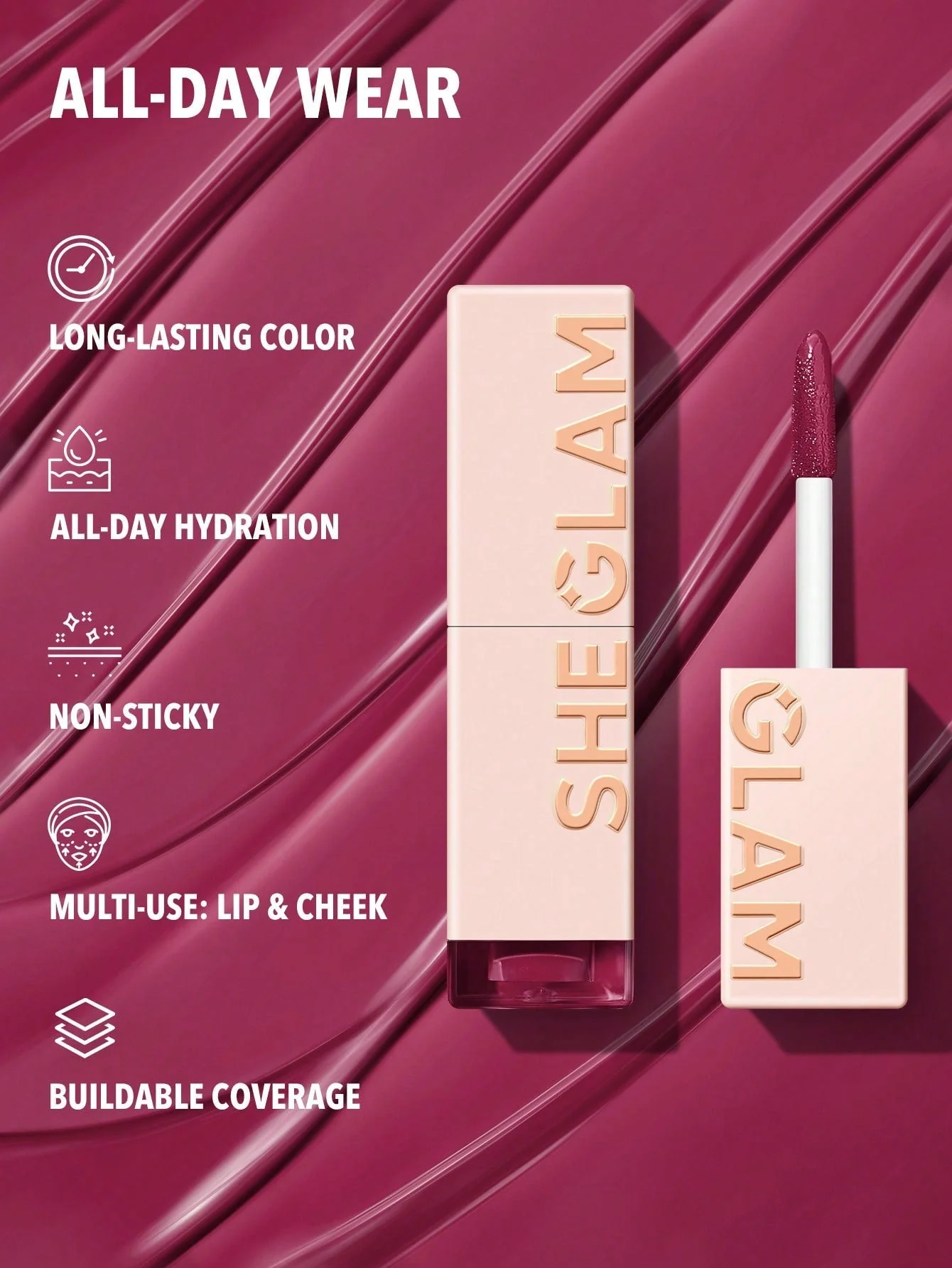 SHEGLAM Take A Hint Lip Tint-Level Up - Image 24