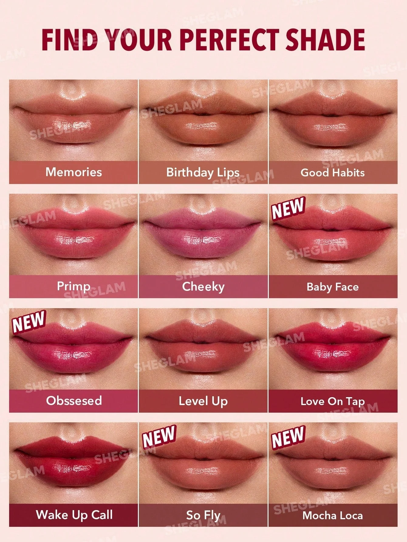SHEGLAM Take A Hint Lip Tint-Level Up - Image 25