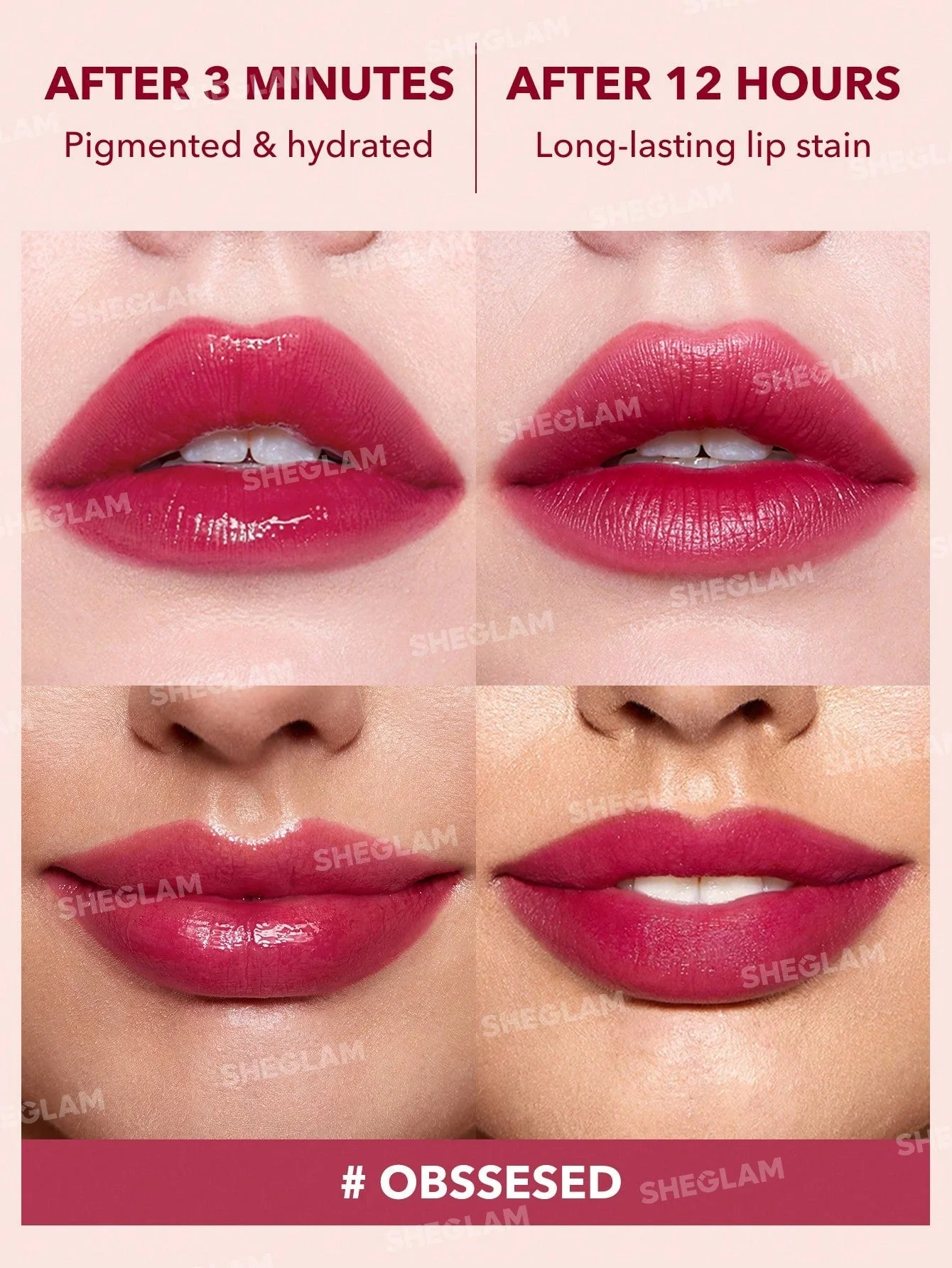 SHEGLAM Take A Hint Lip Tint-Level Up - Image 31