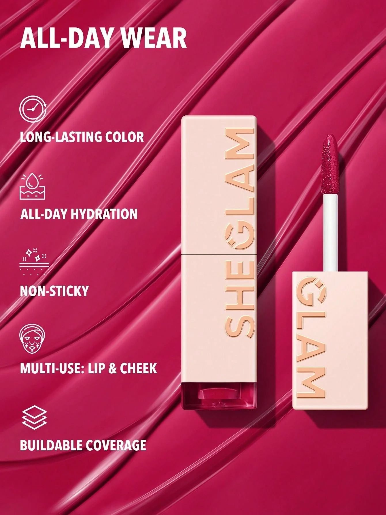 SHEGLAM Take A Hint Lip Tint-Level Up - Image 34