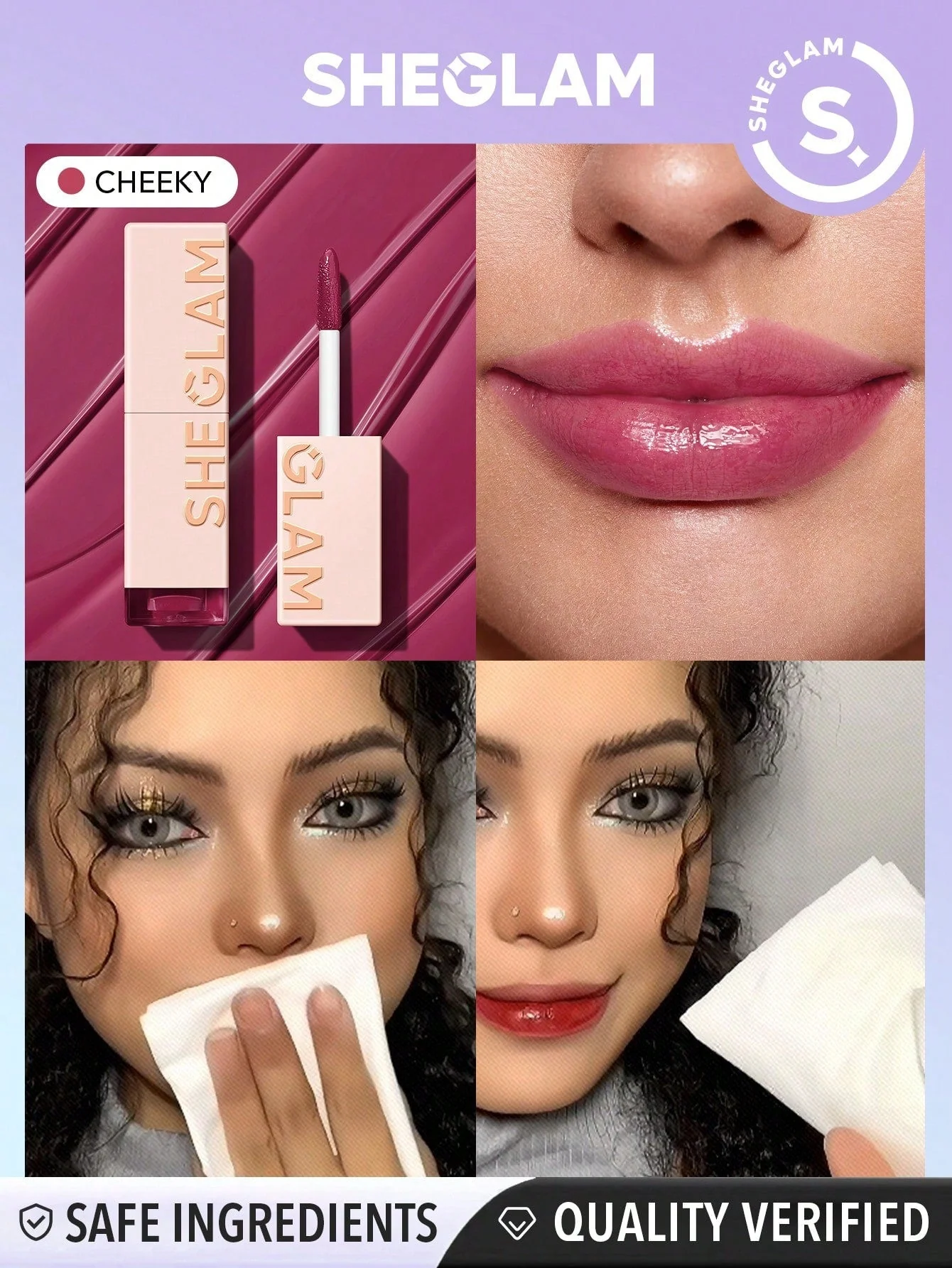 SHEGLAM Take A Hint Lip Tint-Level Up - Image 4