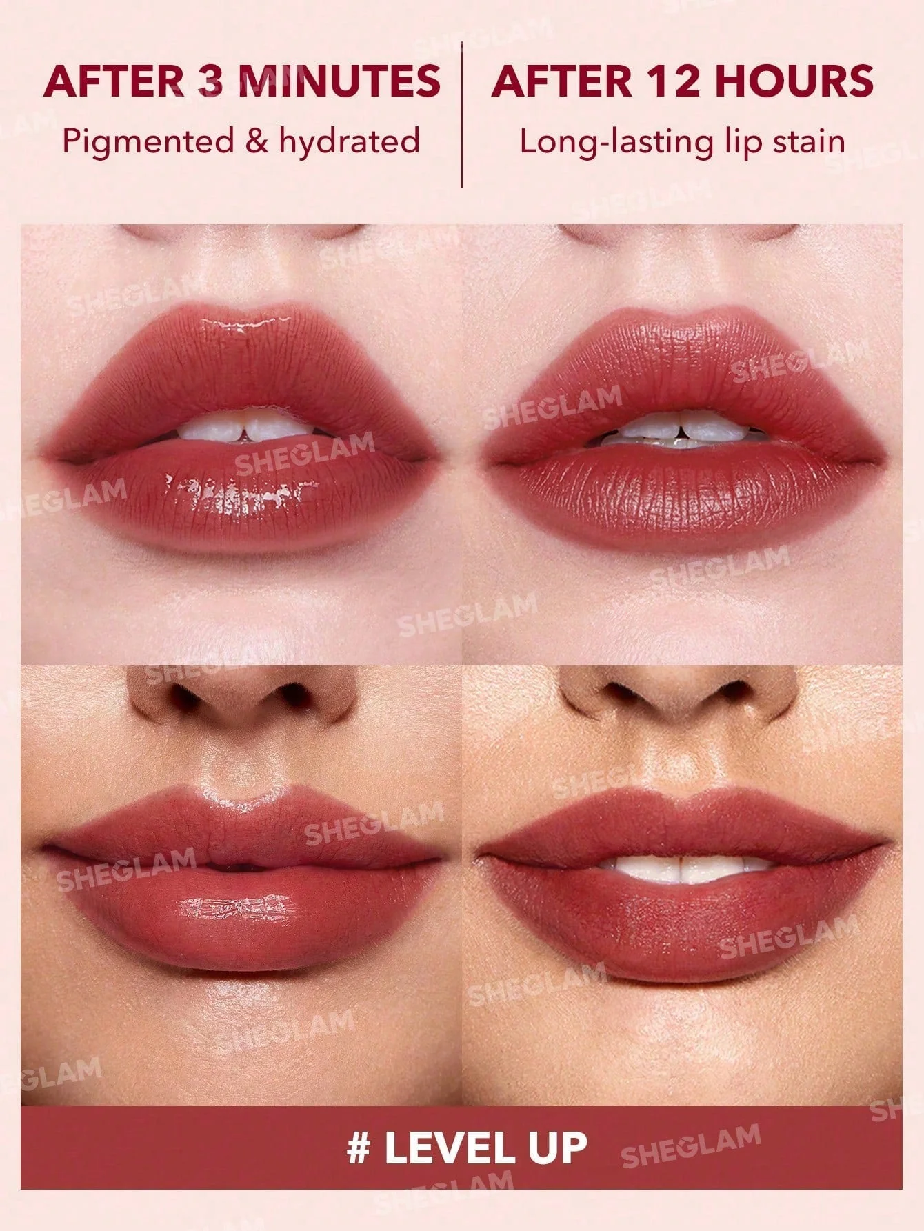 SHEGLAM Take A Hint Lip Tint-Level Up - Image 5