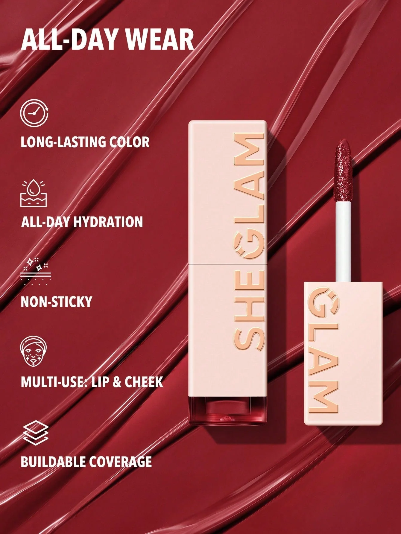 SHEGLAM Take A Hint Lip Tint-Level Up - Image 7