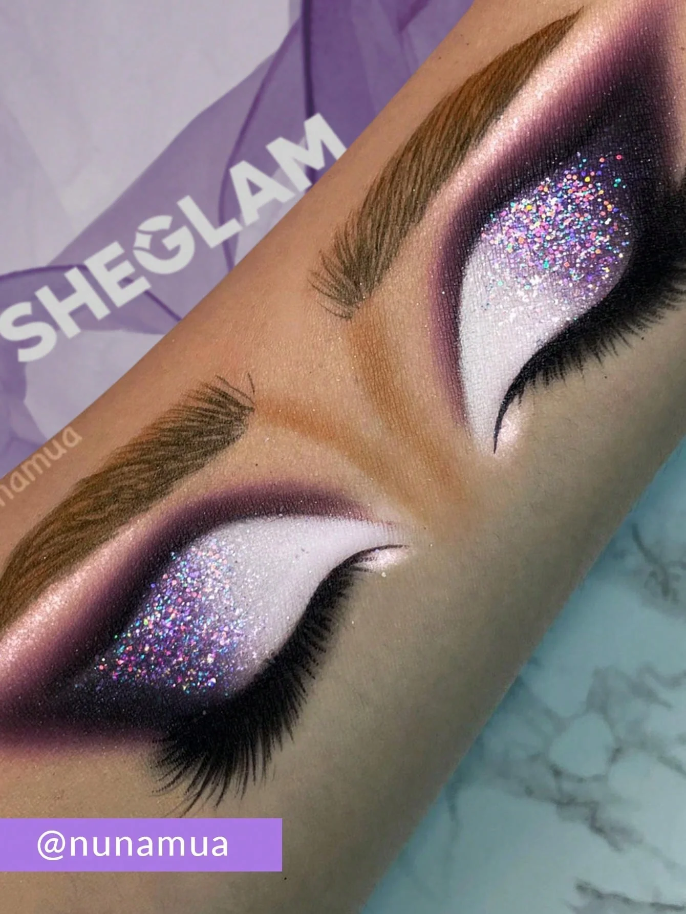 SHEGLAM Violet Vision Palette 12-Clolor Matte Shimmer Eyeshadow Palette - Image 8
