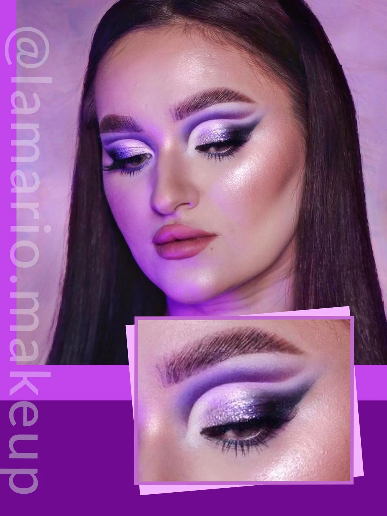 SHEGLAM Violet Vision Palette 12-Clolor Matte Shimmer Eyeshadow Palette - Image 9