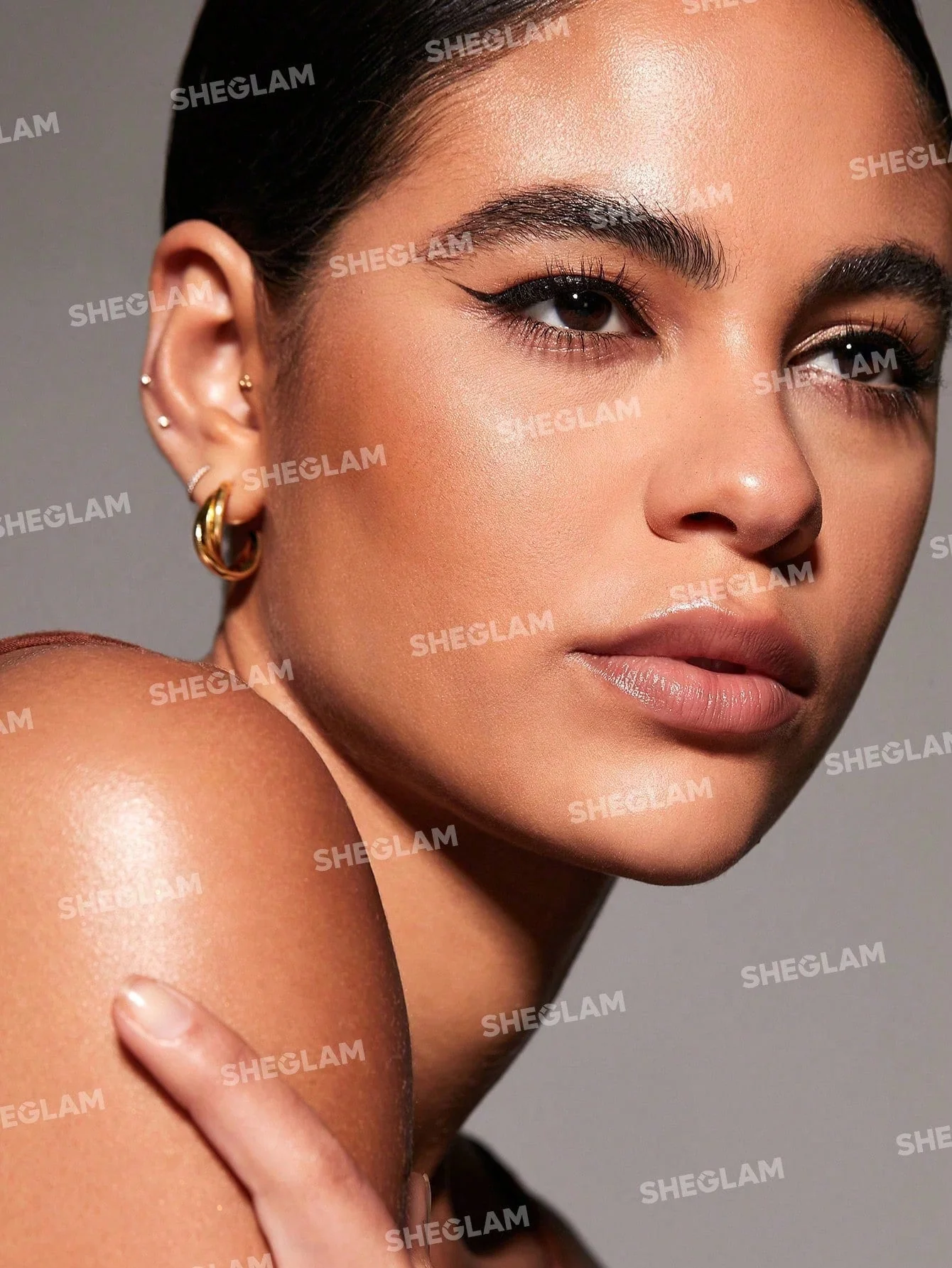 SHEGLAM Wing It Waterproof Liner Duo - Black 2 In 1 Waterproof Liquid Eyeliner FD - Image 11