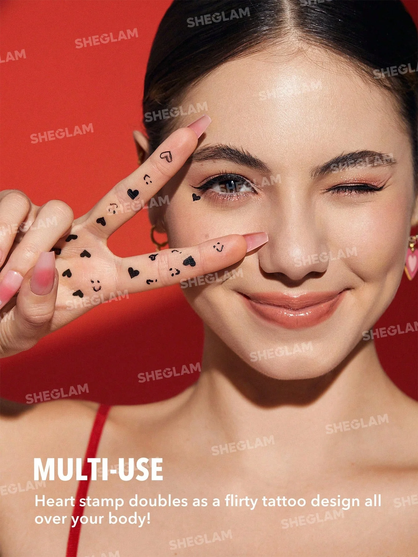 SHEGLAM Wing It Waterproof Liner Duo - Black 2 In 1 Waterproof Liquid Eyeliner FD - Image 18