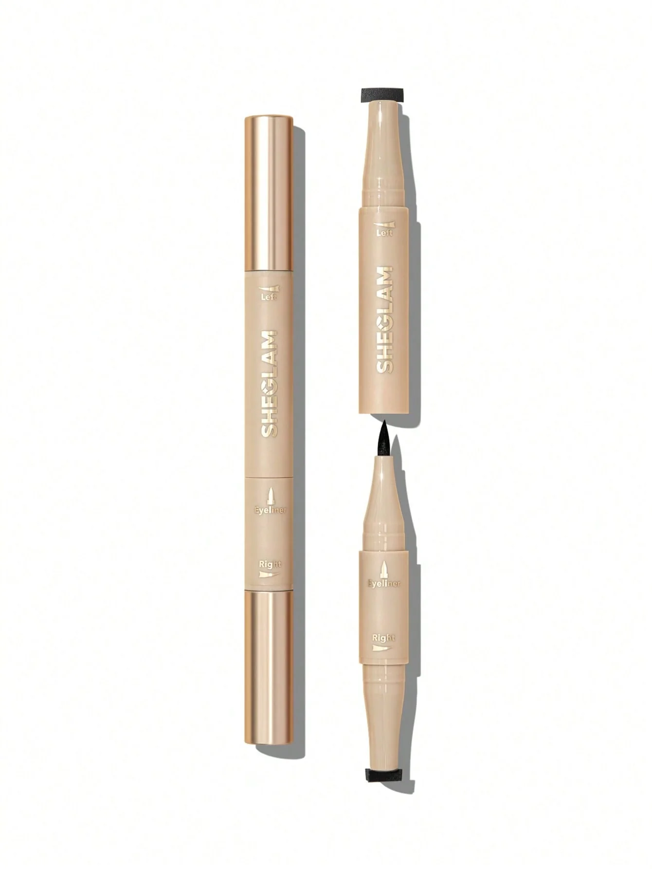 SHEGLAM Wing It Waterproof Liner Duo - Black 2 In 1 Waterproof Liquid Eyeliner FD - Image 27