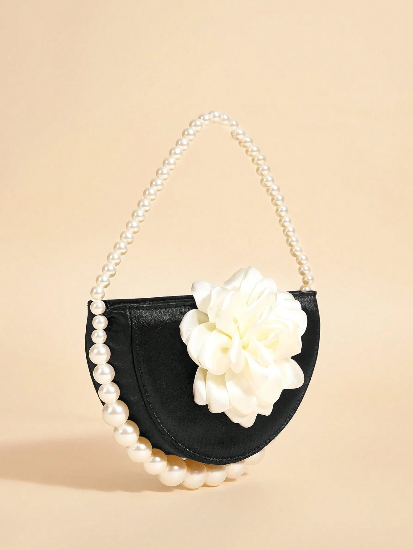 SHEIN Belle Luxury, Glamorous,Elegant, Flower, Women Top Handle Bag - Image 3