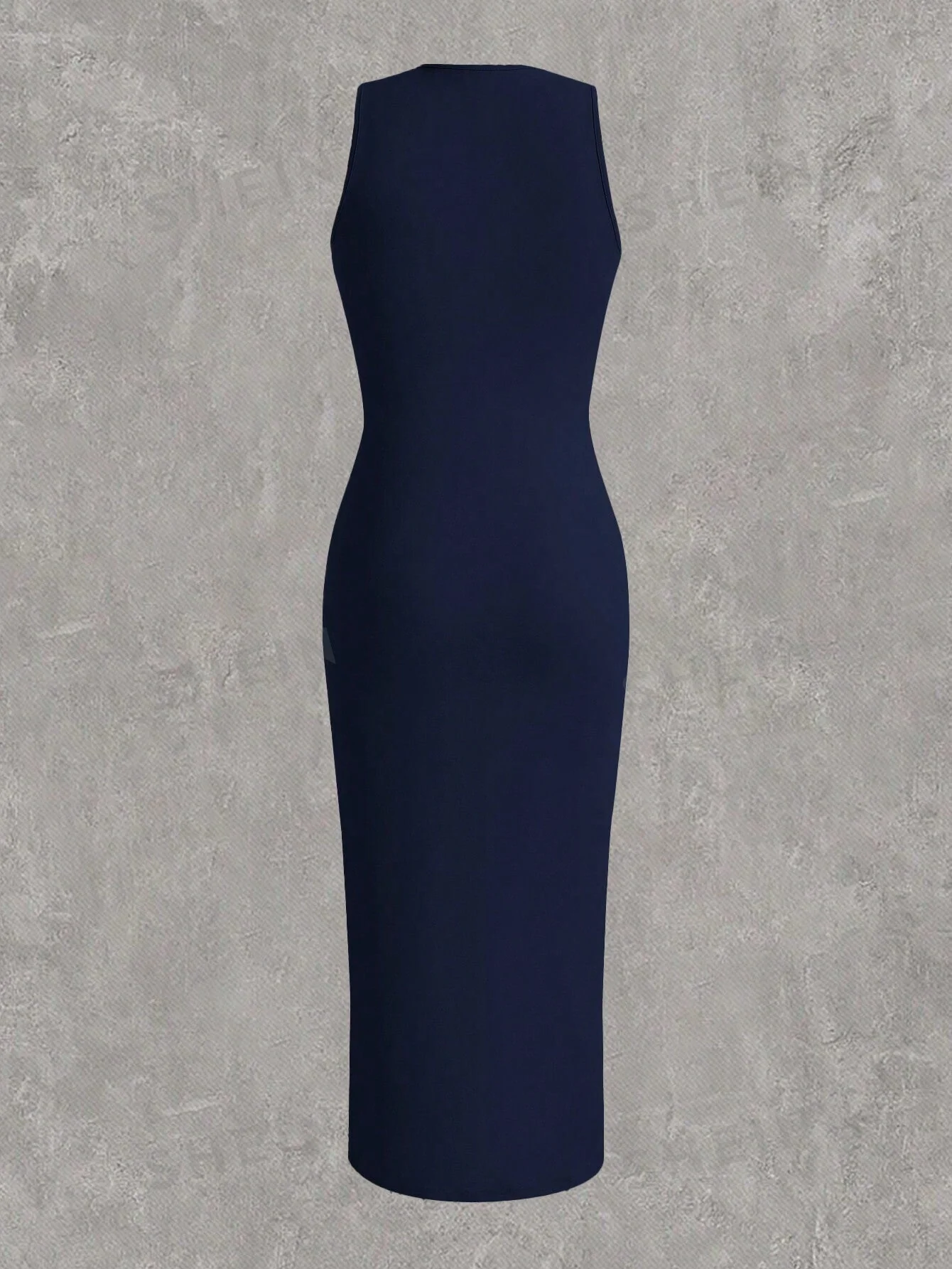 SHEIN EZwear Women's Plus Size Solid Knit Bodycon Dress FD - Image 3