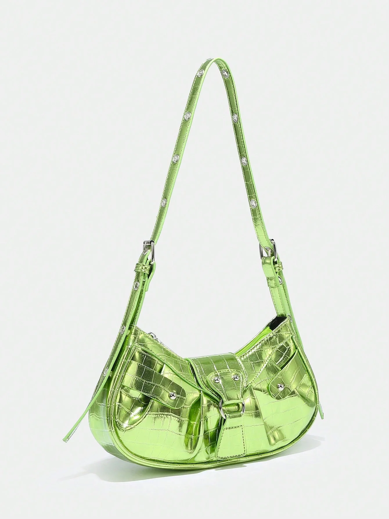 SHEIN Lightweight Portable Fashionable Gothic Style Bag