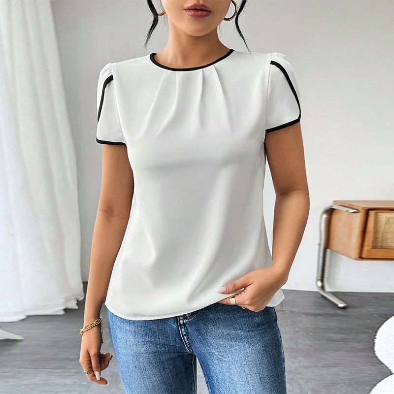 Short-sleeved shirts pullover shirt top