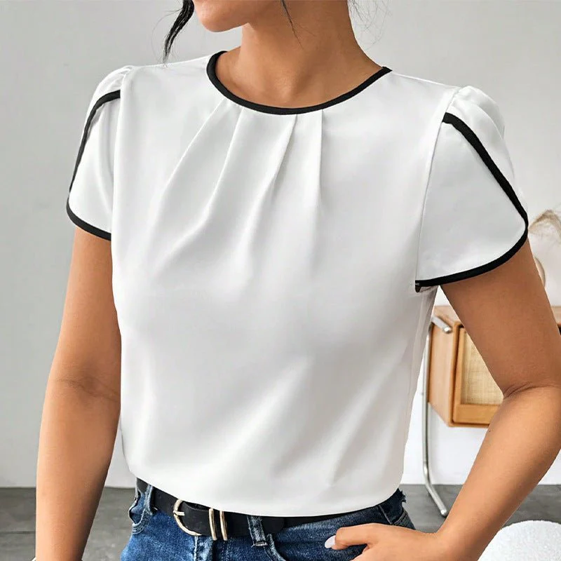 Short-sleeved shirts pullover shirt top - Image 4