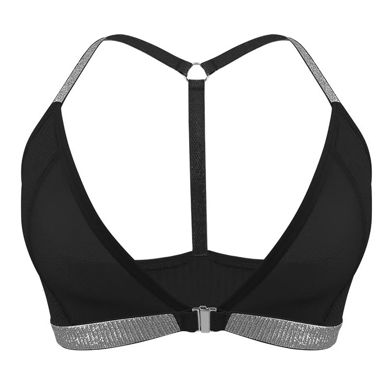 Silver Belt | Side Gather Halter Neck Comfort Bra - Image 7