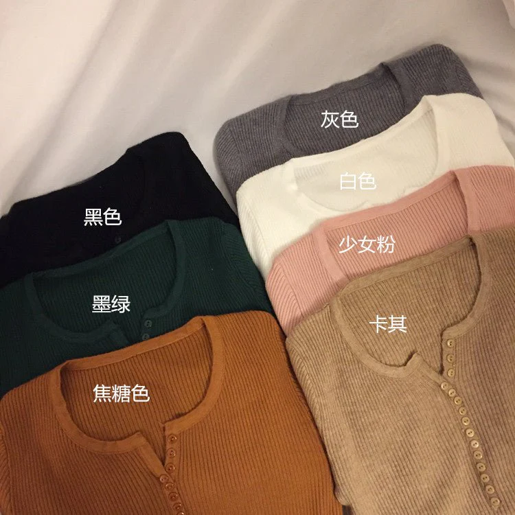 Slim-Fit V-Neck Sweater for Women – Core-Spun Yarn Pullover – Elegant Temperament Commuter Top - Image 4