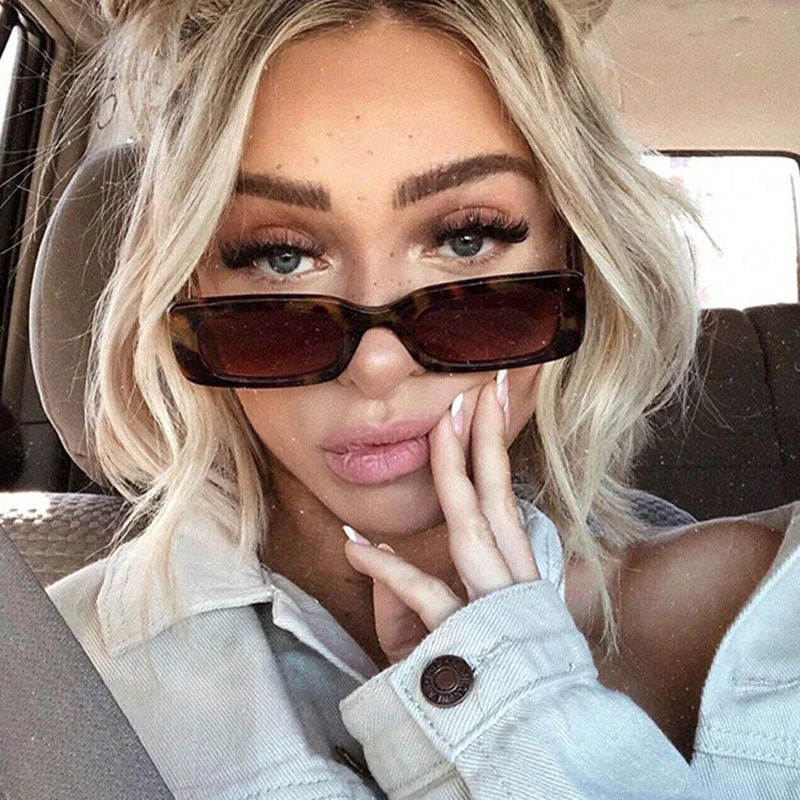 Small frame sunglasses simple square 2025 new sunglasses FD - Image 18