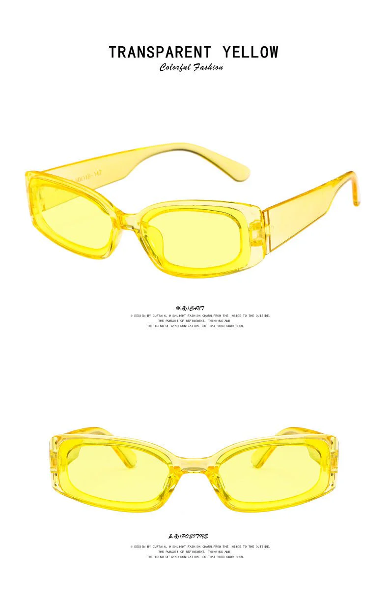 Small frame sunglasses simple square 2025 new sunglasses FD - Image 22