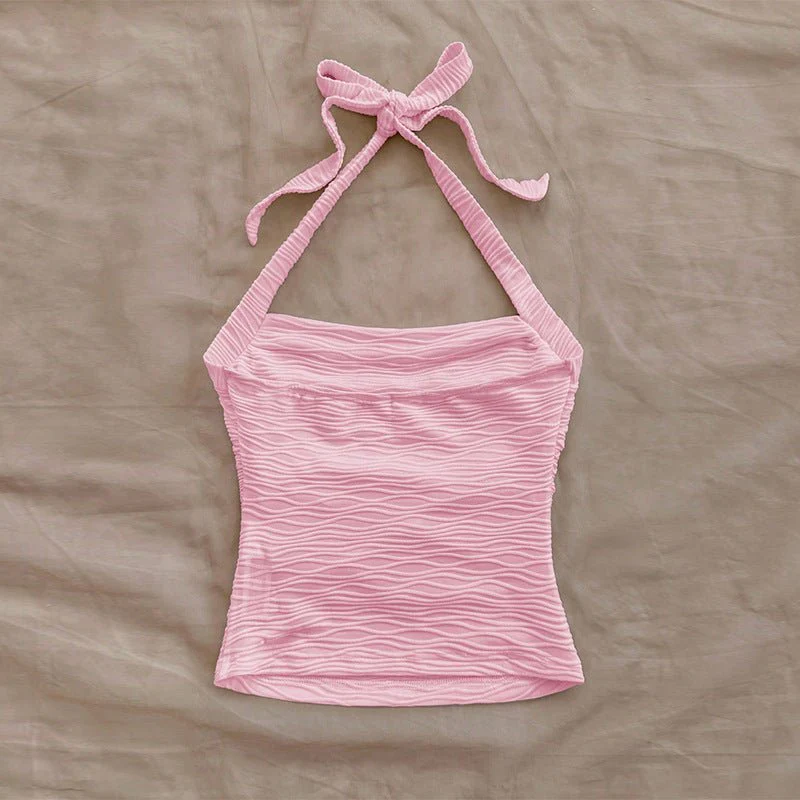 Small vest sexy lace-up suspender top women - Image 3