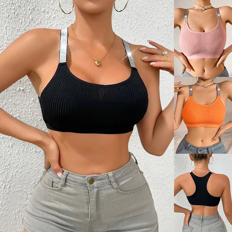 Small vest underwear short style navel-baring bra FD