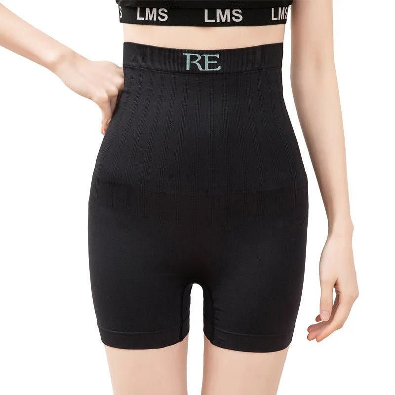 Smooth Sculpt | Seamless Nylon High-Waist Shaping Pant Black - Image 5